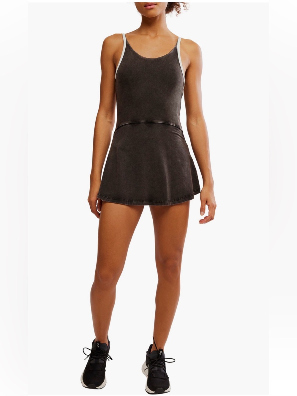 Free People Hot Shot Stretch Cotton Skortsie